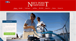Desktop Screenshot of navypointyachtsales.com